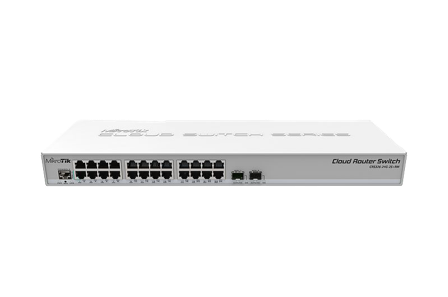 MikroTik Cloud CRS326-24G-2S+RM 24Port Eth Switch Router dualboot UK