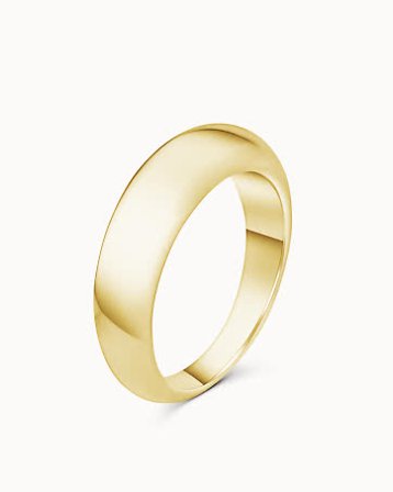 Smooth Ring Verbier 18K Yellow Gold - Dowithesign - Jewelry from VANBRUUN
