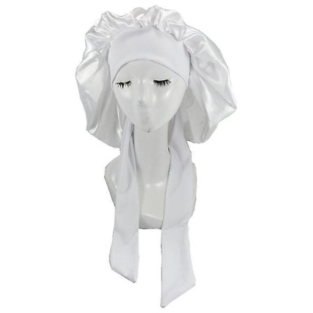 Silk Bonnet Satin Bonnet For Sleeping Bonnet With Tie Band Night Cap