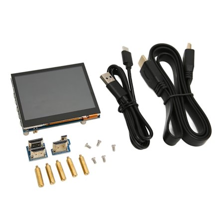 5 tuuman kapasitiivinen kosketusnäyttö USB Type C I2C 5 pisteen kosketus 640x480 IPS LCD-näyttö Raspberry Pi:lle