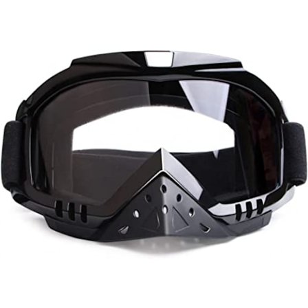 Motorcykelbriller - Motorcykel Offroad Briller Atv Offroad Kørebriller Offroad Cykel Kørebriller - Transparente Linser