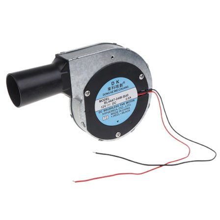 12V 2A 11028 BBQ Grill Fan Metal Turbo Blæser med Luftkanal Kulstarter Madlavningsblæser Elektrisk Ventilator Høj Hastighed 5