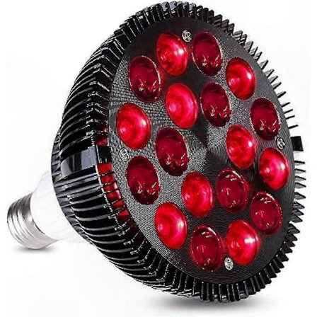 660nm & 850nm LED Rött Ljusterapi Lampa för Hudhälsa med 18 Dual-Våglängds Lampor