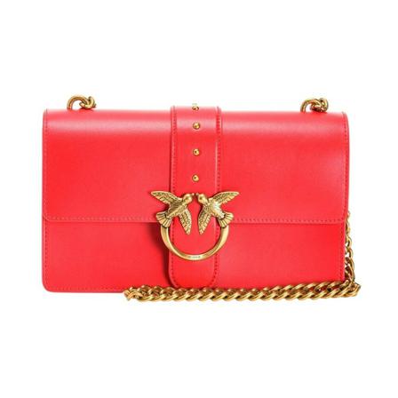 Pinko, Shoulder Bags Rood, Dames, Maat:ONE Size