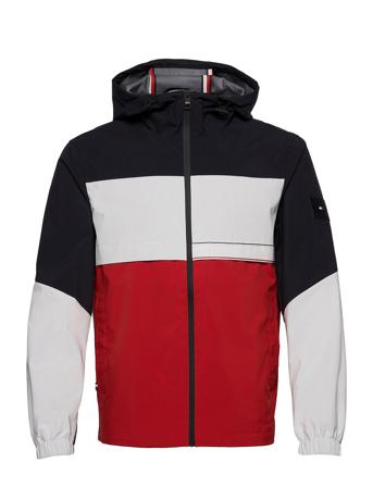 Tech Global Block Hooded Jacket Red Tommy Hilfiger