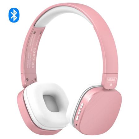 Xo Bluetooth V5.0 Stereo Trådlösa Hörlurar, 20 Timmars Musiktid Rosa Guld