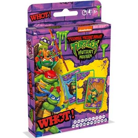 Korttipeli - TMNT - Nuoret Mutantti Ninja-kilpikonnat - Monikielinen - Nopeaa - Perheille
