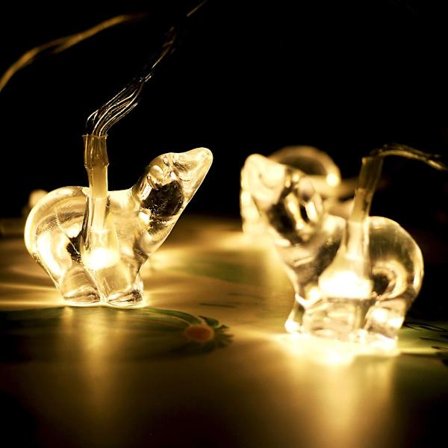 Polar-Bear Lights Dekorative Lys 10 LED Batteritype 1,65M