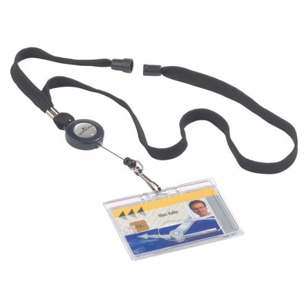 DURABLE Textilband jojo svart 10/fp - Lyreco - Kontorsmöbler och inredning - Namnskyltar och korthållare - Textilband