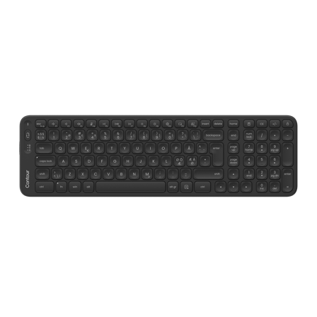 Contour Design Balance Mid-Size Keyboard. En ergonomisk mus för skada på ulnarisnerven, karpaltunnelsyndrom, senskada och musarm.