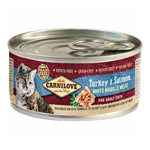 Carnilove Kat Vådfoder, Laks & Kalkun, 100g
