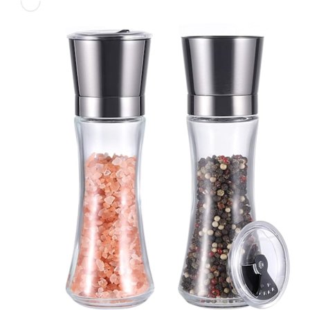 Påfyllningsbar salt- och pepparkvarnset, bordssaltkvarn, Sp