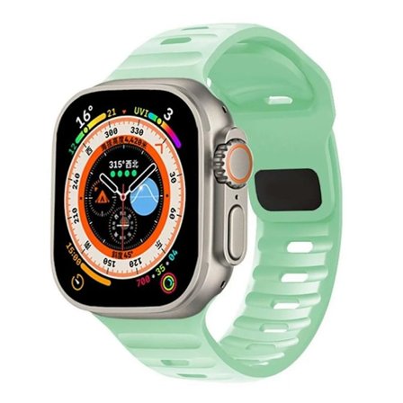 Silikonirannekkeet Apple Watch -rannekkeille Ultra 49mm 45mm 44mm 40mm 41mm 38mm 42mm, säädettävät joustavat vedenpitävät rannekkeet