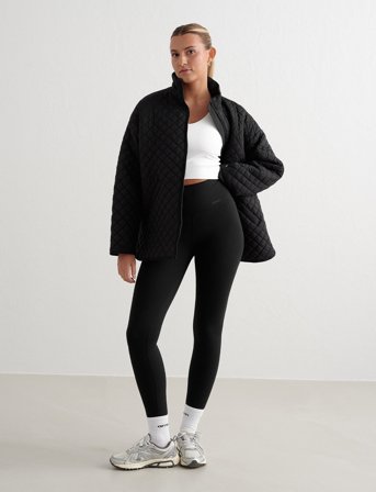 aim ́n Oversized Quilted Jacket - Black - M