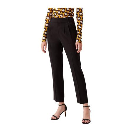 Diane Von Furstenberg Frederica Twill-Blend Tailored Bukser Sort, Dame