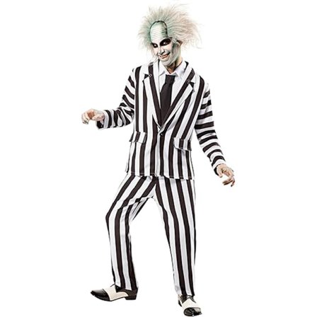 Herr Beetlejuice Deluxe Kostym