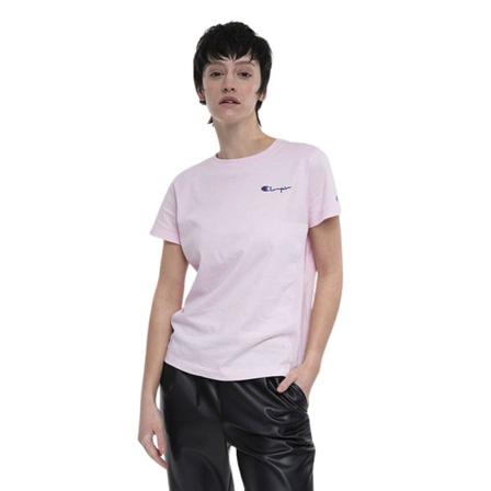 Champion, Koszulka Crewneck T-Shirt 112195 Ps 104 Różowy, Kobieta, Rozmiar: XS