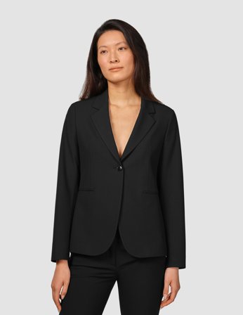 Shaping New Tomorrow - Dame - Essential Fitted Blazer - Black - Størrelse XL