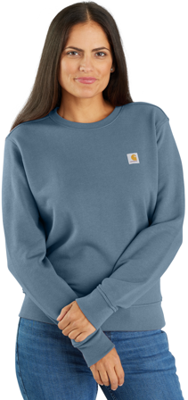 Carhartt Workwear Carhartt W's French Terry Crewneck Sweatshirt Thundercloud
