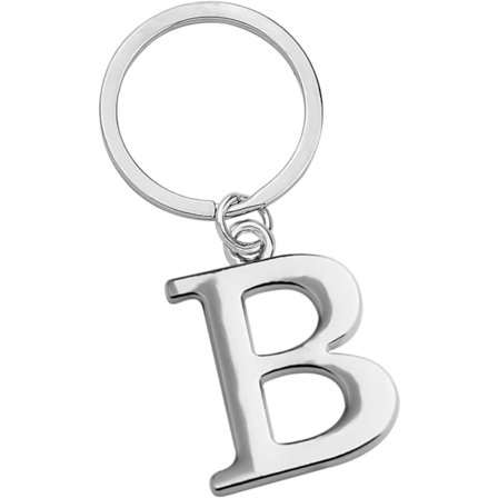 Nøkkelringbokstav - Initial Alphabet Key Ring Charm Bokstav