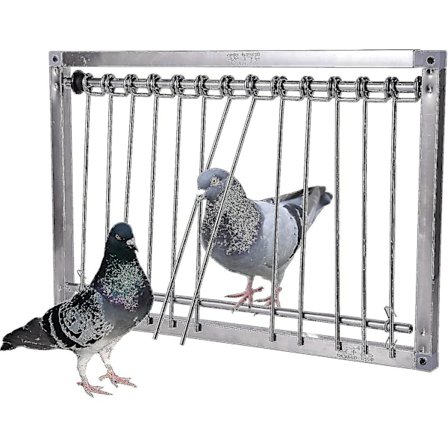 1 stk. Fuglebure Fælde-Due Dør Trådstænger Ramme U-fælde Til Fugle (39 L*26 B) DQW