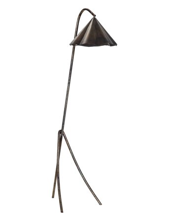 house doctor Floor Lamp, Hdflola, Antique Brown - Brown - 30X32.5X130CM