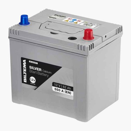 Startbatteri Silver 12 V 62 Ah - Biltema