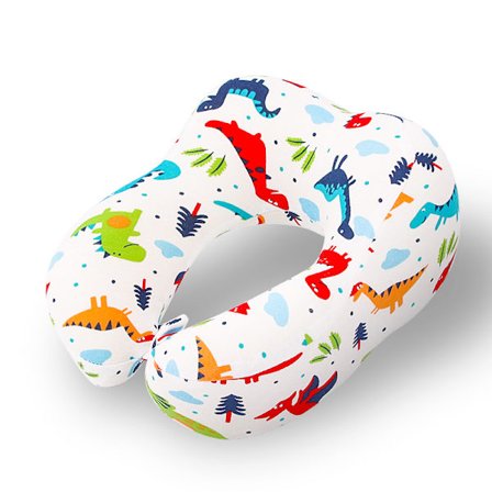 Amningskudde - U-formad nackkudde Memory Foam Huvud Nackstöd (Dinosaurie)