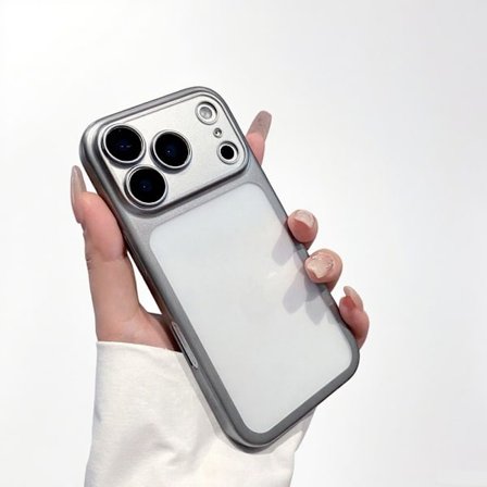 iPhone 17 Pro Max telefondeksel, grå