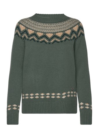 Sundve Knit Pullover Grønn Kari Traa*Betinget Tilbud