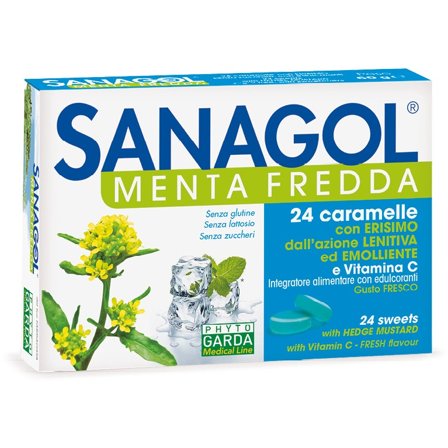 Sanagol Menta Fredda 24 Caramelle