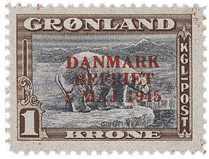 Grønland 1945 - Amerikaner udgaven - AFA 23 - Postfrisk