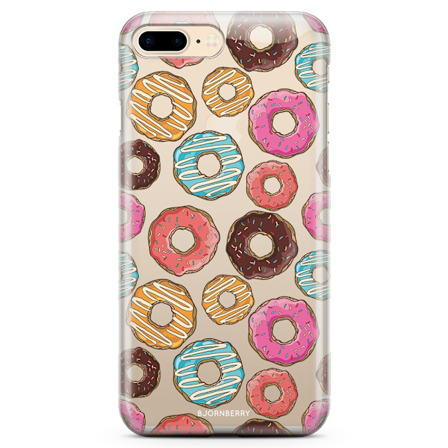 Bjornberry iPhone 7 Plus TPU Skal - Donuts