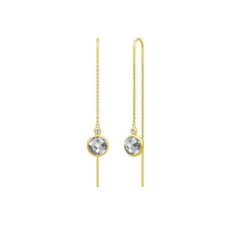 Julie Sandlau Cari Chain Earrings Grå, Dame Øreringe, Størrelse: ONE Size