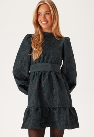 VERO MODA Vmsulle L/S Short Dress Scarab Klær