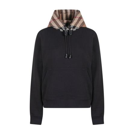 Burberry Hoodies Sort, Dame, Størrelse: XS