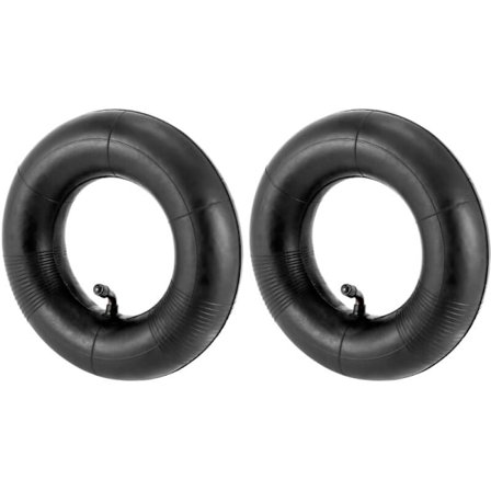2-pack 2.80/2.50-4 tum innertub med TR87 böjd ventil för handkärror, gräsklippare, skottkärror