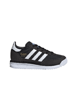 Adidas Originals SL 72 RS Elastic Laces Skor Barn Sneakers Unisex Svart 33