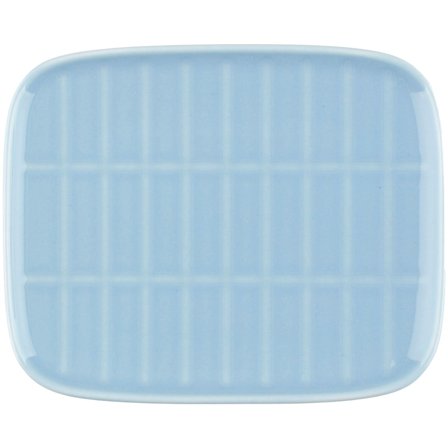 Marimekko Tiiliskivi tallerken 15 x 12 cm, lyseblå | KitchenOne