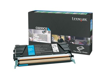 Lexmark Toner, X644H11E, C5220CS, cyan, singelförpackning - Lyreco - Toner och bläck - Tonerkassetter - Toner Lexmark