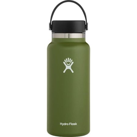Hydro Flask Wide Mouth med Flex Sip-lock - Isolerad vattenflaska resemugg kaffemugg termos 94 cl