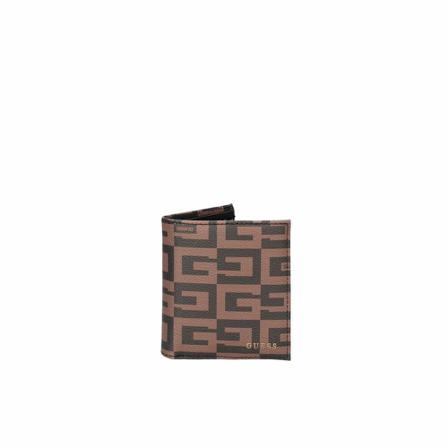 Guess, Wallets ; Cardholders Brązowy, Kobieta, Rozmiar: ONE Size