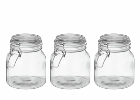 Modern House Sogn Glasskrukker 3stk 0,5L