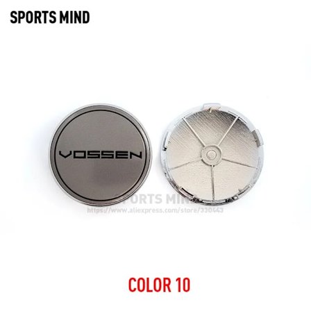 4 STK./parti 10 FARVER 68MM VOSSEN Bilhjul Center Nav Kapsler Bil Emblem Badge Logo Hjul Center Kapsel mærkat bildekoration