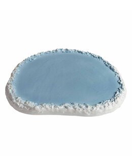 Dekorasjonsplate Sjø Hvit