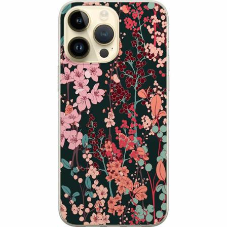 Apple Iphone 14 Pro Max Genomskinligt Skal Blommor