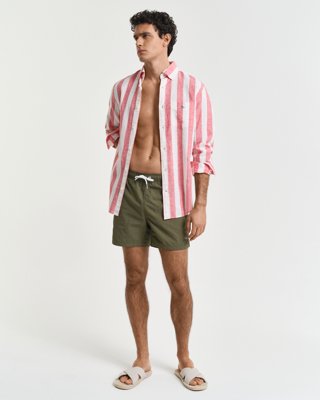 GANT - Klassisk badeshorts til herre juniper green