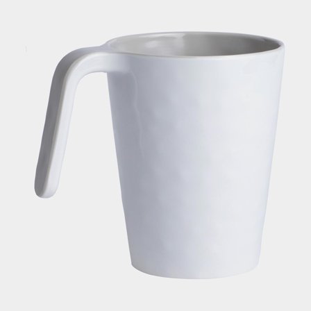 Koffie/theebekers in melamine Marine Business Bone, non-slip, beige, 35 cl / 350 ml, 6-pack