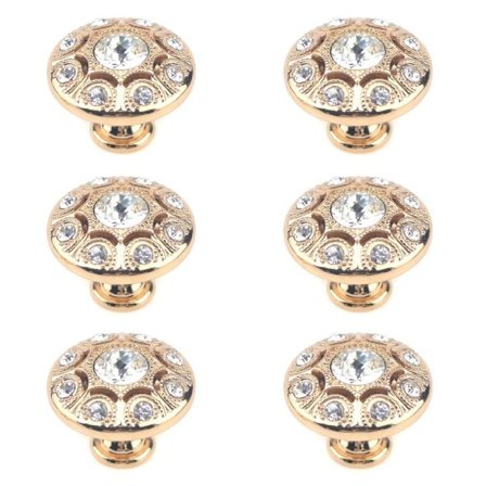 6 stk skap knotter skuff håndtak kommode knott