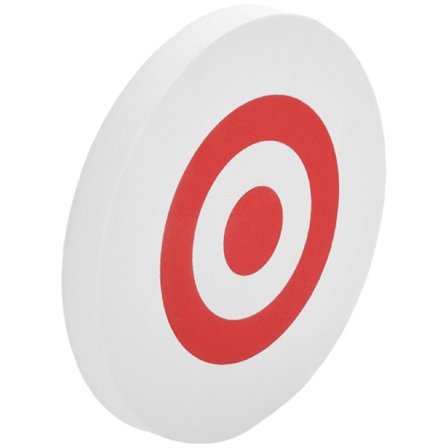 25 x 3Cm Bågskytte EVA Skumtavla Självläkande Båge Rörlig Jakttävning Vit+Röd